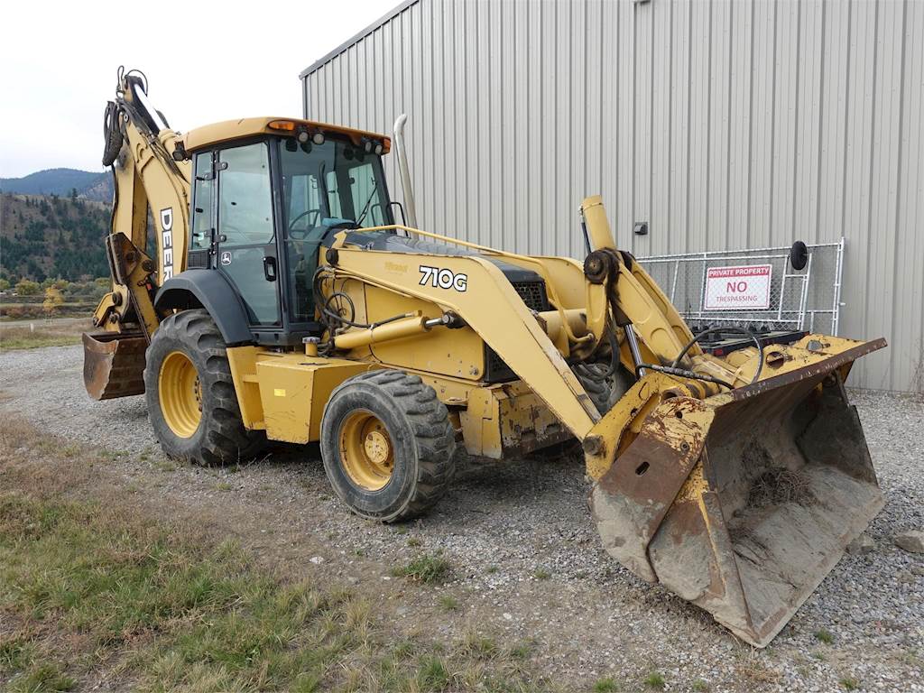 2007 John Deere 710G Backhoe For Sale, 4,840 Hours Chase, BC