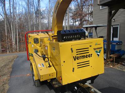 2014 Vermeer BC1000XL 12" Wood Chipper, 650 Hours