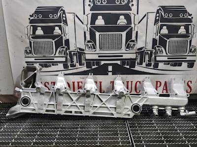 Used: 2011 Detroit DD15 Diesel Engine EGR Cooler Mount Plate Part# A4722030201