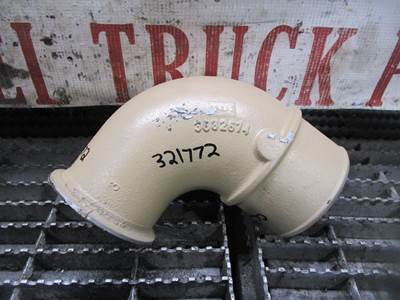 (Good Used Takeoff) Turbo Air Intake Elbow from Cummins Diesel Engine P# 3682674