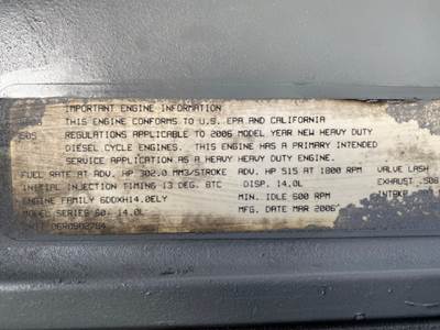 Detroit Series 60 14.0L Diesel Engine DDEC V 5 2004 2005 2006 ...