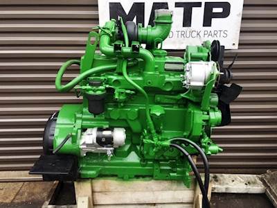 1998 John Deere 4045TF150 Diesel Engine  100HP Fam# WJDXL06.8014 Powertech 4.5L Low Hours