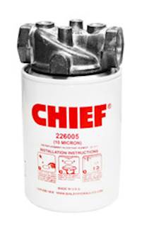 (New) SPIN-ON HYDRAULIC FILTER ASSEMBLY: 10 MICRON, 200 PSI, 20 GPM, 3/4’’ NPTF PORT, 15 PSI BYPASS