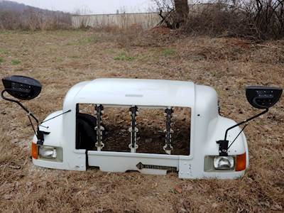 2001 International 4900 Waste Management Truck Hood W/ PTO Gear Cut Out