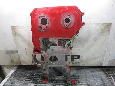 (GOOD USED) 2004-2006 Cummins ISX Diesel Engine Front Inner Timing Cover P# 4059393, 4059396