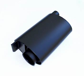 (New) JOHN DEERE 344G, 444G, 450D, 455D, 450E w/ turbo, 455E w/ turbo, 550, 555 s/n 233402-, 550A, 555A, 550B, 555B  - MUFFLER Part# AT47110