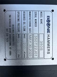 BOONE HAMMERS 350S Hammer