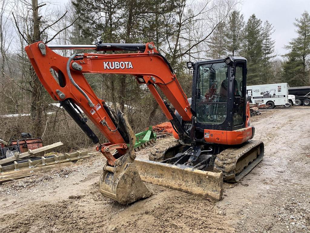 2019 Kubota U554 Mini Excavator For Sale, 317 Hours Bardstown, KY