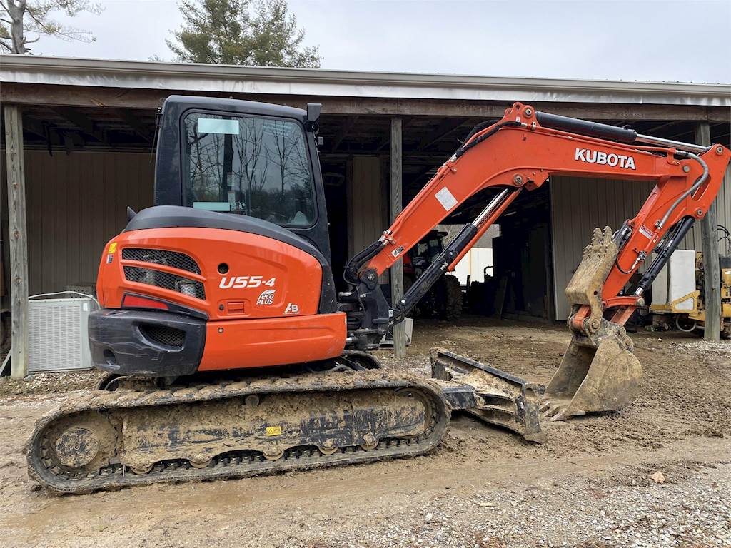 2019 Kubota U554 Mini Excavator For Sale, 317 Hours Bardstown, KY