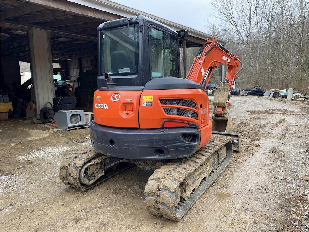 2019 Kubota U554 Mini Excavator For Sale, 317 Hours Bardstown, KY