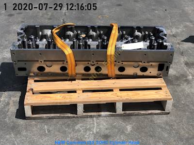 Brand New Cummins ISX Cylinder head SOHC Kenworth, International, Peterbilt & Freightliner complete with valves & springs- NO CORE FULLY LOADED!