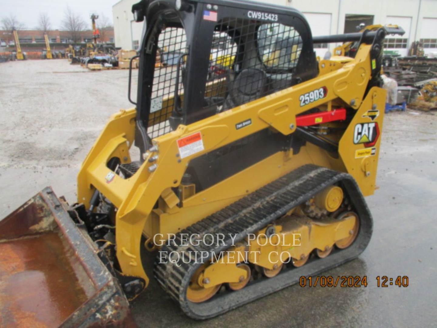 2021 Caterpillar 259D3 Tracked Skid Steer For Sale, 1,862 Hours Raleigh, NC EQ180866
