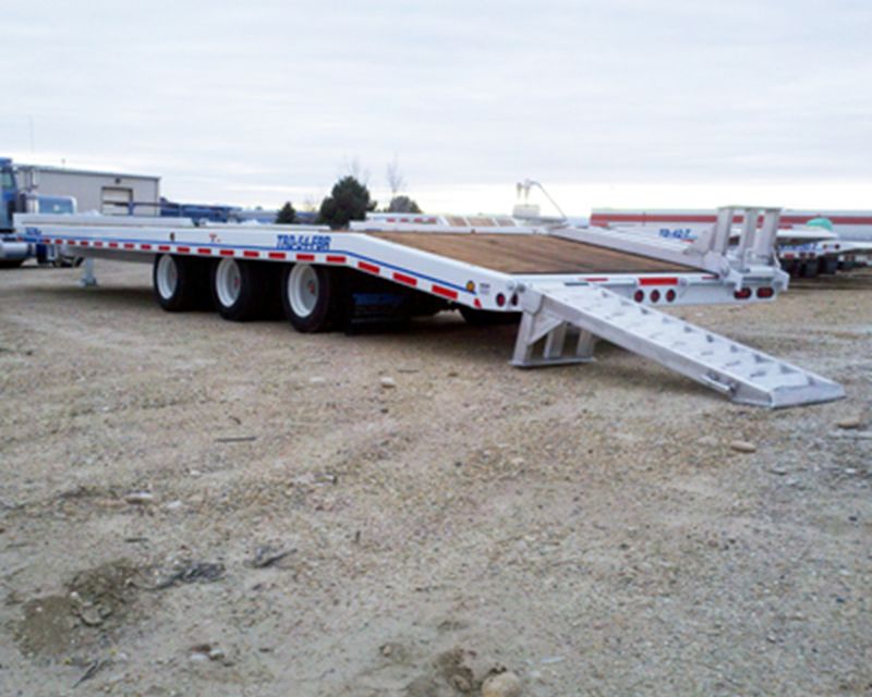 2017 Trailmax TRD54FBR (28+6) 34ft Deck Beaver Tail Trailer Tri