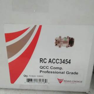 Road Choice AcC3454 Ac Compressor Peterbilt 12V 6 Groove 125mm Clutch Heavy Duty