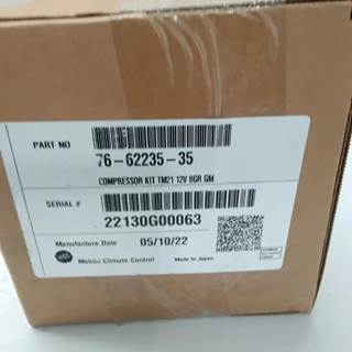Mobile Climate Control Ac Compressor 76-62235-35 Bus Coach TM-21HX 12 Volt PV8  