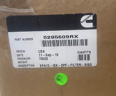 DPF Filter for a Cummins ISX