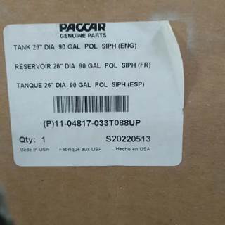 Peterbilt Fuel Tank