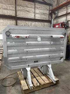 Used Cab Rack. Minor Damage. 2 (18 1/2") Chain Racks. 2 Upper Lights (4" Led