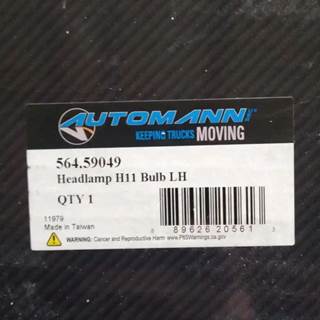 Automann LH Headlamp For Kenworth  T170, T270, T300, T370, T400, T440, T470,