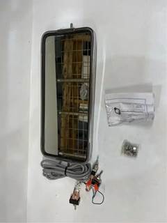 New TRP Heated West Coast Style Mirror, 7"X16" Rectangle Mirror, Motorized With