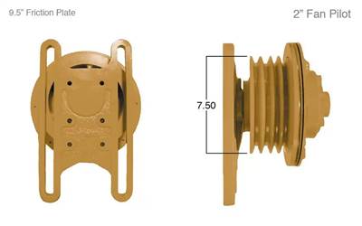 Alliance Reman Fan Clutch (Hub) for Cat 3406, Part # ABP N20 91027