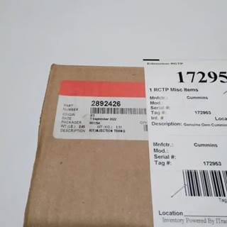 Genuine Oem Cummins Injection Timing Kit 2892426, Core Charge: 0.00