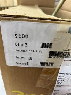 Hadlex Box Of 2 Air Brake Chamber SC09 T-9169 7x , T9 1.50, Core Charge: 0.00