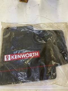 OEM  Kenworth Rubber Floor Mats w/ Logo Fits T600/60 T800 W900 Model 20, Core