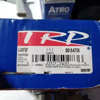TRP Universal Joint Kit DS15-675X For Kenworth, Core Charge: 0.00