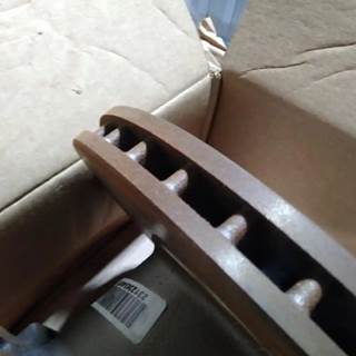 Meritor Hydraulic Brake Rotor And Exiter 23 123624 007  Item Has Rust Shown In