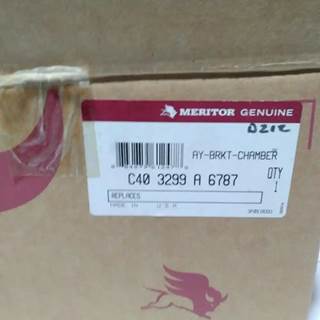 Meritor Air Brake Chamber Bracket p/n C40 3299 A 6787 , C403299A6787  Where Used