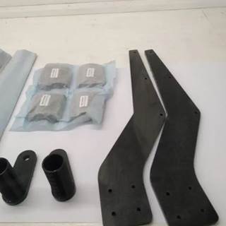 Minimizer 100128 Fender Bracket Kit Mirror Finish Silver Bolt On 10001363 B4578,