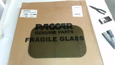 Paccar R44-1113-1 Glass Rear Side Window Gry Tint, Core Charge: 0.00