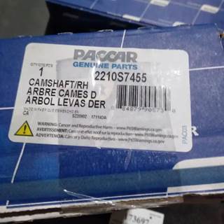 Paccar Rh Camshaft p/n 2210S7455, Core Charge: 0.00