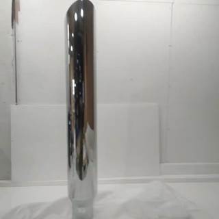 New Paccar Chrome Exhaust Stack Reducer 7" x 48" 7" to 5", Part # 107B-048-1103