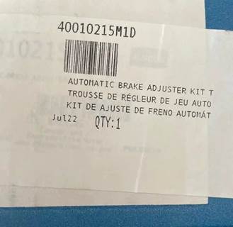 Haldex Slack Adjuster  Part #: 40010215, Core Charge: 0.00