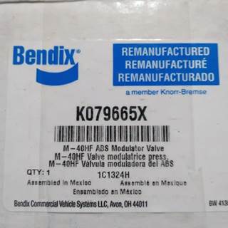 Bendix Reman  M-40HT Abs Modulator Valve K079665X, Core Charge: 0.00