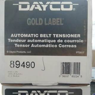 Dayco Gold Label Automatic Belt Tensioner 89490, Core Charge: 0.00