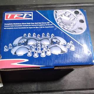 TRP Complete Stainless Steel Hub Cap Amd Nut Cover Kit p/n MD1110K1T, Core
