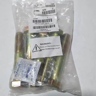 Imperial Grade 8 Uss Hex Head Cap Screw 7/8 x 5, Zinc Yellow, Steel, 5 PK p/n