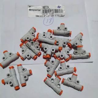 Pack Of 18 Imperial Composite Non Dot Union Tee 1/8 p/n 98779, Core Charge: 0.00