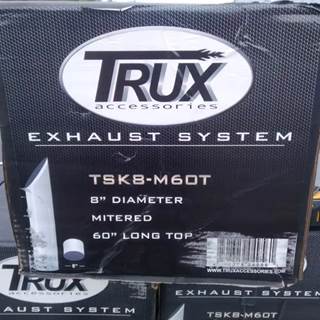 Trux Accessories 60in Mitered Top Stack  8in Diameter p/n TSK8-M60T   Product