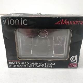 Maxxima 4X6 LED High Beam Headlamp with MaxxHeat Heated Lens, Part # VHL-4X6HI2-MH
