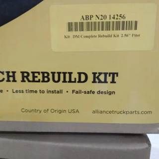 Alliance Fan Clutch Rebuild Kit, Part # ABP N20 24256