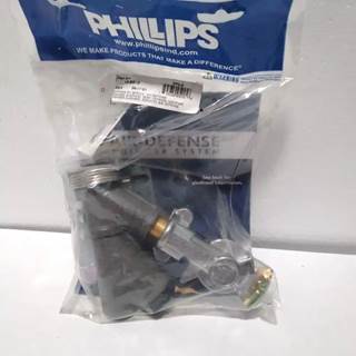 Phillips Industries Air Brake Gladhand Holder Bracket Straight Blue Service, Part # 12-8546