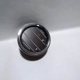Teltek Red Tachometer Gauge with Chrome Bezel, Part # 157A, New without Original Packaging
