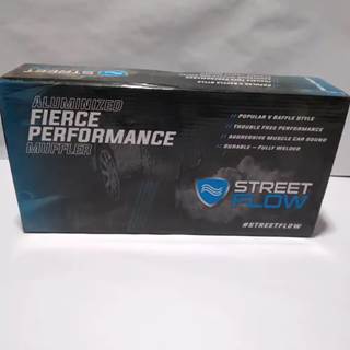 Street Flow Aluminized Muffler p/n TASSF43041, Core Charge: 0.00