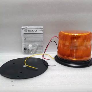 ECCO 7975A Pulse II Series Amber LED Beacon Light, 12-24 VDC