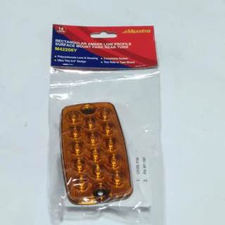 Box Of 9 Maxxima Amber Led Low PrOfile Surface Mount Lights p/n M42206Y, Core