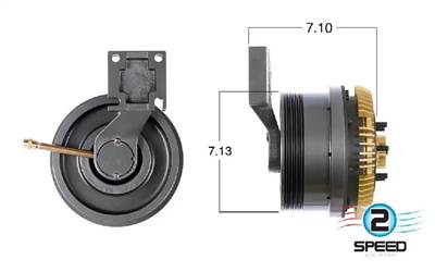 Alliance ABP N20 99649 Reman GoldTop 2 Speed Fan Clutch for Cummins ISB Engines